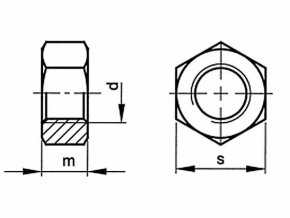 Matica šesťhranná UNC 3/8" |08| pozink