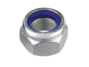 Matica šesťhranná poistná UNF 3/8" pozink