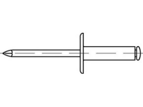 Trhací nit veľká hlava 12 AL/ST 4,0x10