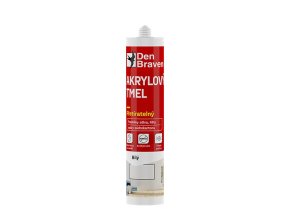 Den Braven Akrylový tmel - 280 ml bílá, kartuše