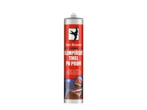 Den Braven Klempířský tmel PU PROFI - 300 ml šedá, kartuše _201027RL