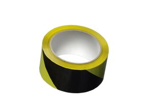 Den Braven Lepiaca páska výstražná - 66 mx 50 mm čierno-žltá, ľavá _B715RL