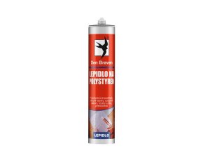 Den Braven Lepidlo na polystyren - 280 ml bílá, kartuše