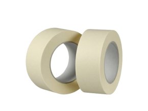 Den Braven Maskovací krepová páska 80 °C - 50 m x 50 mm světle žlutá _B704MA