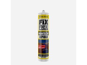 Den Braven Montážne lepidlo FIX FLEX - 280 ml biela, kartuša _50408FF