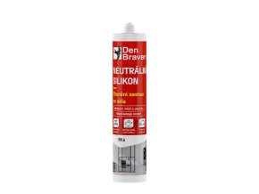Den Braven Neutrální silikon - 280 ml bílá, kartuše _30602RL