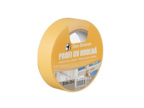 Den Braven Profi UV odolná maskovacia páska - 33 mx 50 mm žltá