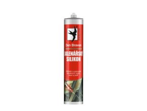 Den Braven Sklenářský silikon - 280 ml transparentní, kartuše