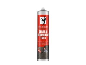 Den Braven Střešní bitumenový tmel - 310 ml černá, kartuše _10205RL