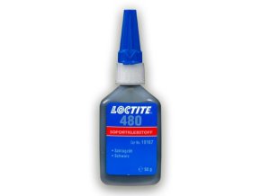 Loctite 480 - 50 g sekundové lepidlo čierne