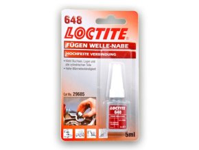 Loctite 648 - 5 ml upevňovač spojů VP