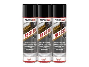 Teroson SB 3135 - 3x400 ml černý USB sprej
