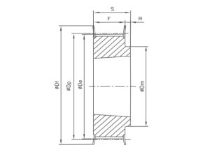 Remenica TB 56 5M 15 optibelt ZRS na Taper Lock