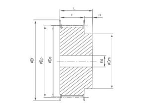 Remenica 18-2 16 T2,5 optibelt ZRS s predvŕtanou dierou