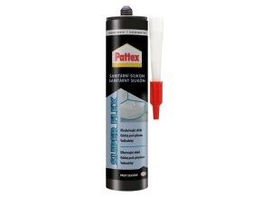 Pattex Sanitární silikon - 280 ml transparentní
