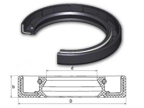 Gufero 12x32x7 NBR-WAS Dichtomatik