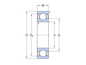Ložisko 619/9-2Z  SKF