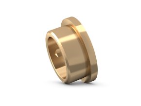 SKF PBMF 405030 M1G1 púzdro klzné prírubové, masívny bronz