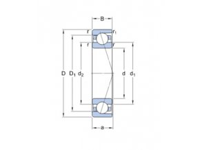 SKF 7005 ACDGA/P4A vretenové ložisko