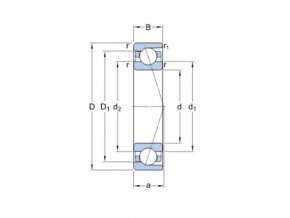 SKF 7007 CDGA/P4A vretenové ložisko