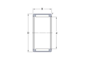 NTN HKS 20x29x18 PX1 ihlové ložisko s lisovaným puzdrom