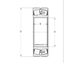 ZKL 22311 EKW33MH súdkové ložisko