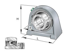 INA PSHE 30-XL-N ložisková jednotka