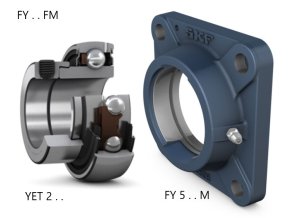 SKF FY 45 FM prírubová ložisková jednotka