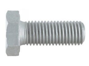 Skrutka šesťhranná celý závit DIN 933 M16x35-8.8 žiarový pozink