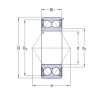 SKF 3204 A-2RS1TN9/MT33 guličkové ložisko s kosouhlým stykom