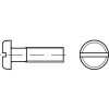 Skrutka nízka valc.hl. - drážka DIN 85 M3x6 pozink