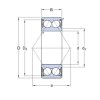 SKF 3303 A-2RS1TN9/MT33 guličkové ložisko s kosouhlým stykom
