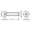 Skrutka s polguľatou hlavou inbus ISO 7380 M12x25 nerez A2