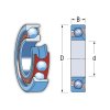KINEX 7215 B guličkové ložisko s kosouhlým stykom