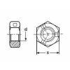 Matica samosvorná DIN 980 M10x1,00 |08| pozink