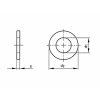 Podložka plochá DIN 125A M3 / 3,2 pozink
