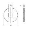 Podložka pre drevené konštrukcie DIN 440V 6,6 pozink