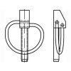 Kolík s krúžkom DIN 11023 - 6 x 42 mm