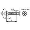 Skrutka závitorezná záp.phillips DIN 7516D M3x10 pozink