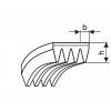 Remeň viacklinový 4 PL 1333 (525-L) optibelt RB