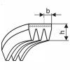 Remeň viacklinový 3 PJ 256 (101-J) ConveyXonic Hutchinson