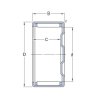 SKF BK 0609 ihlové ložisko