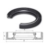 Gufero 36x58x10 NBR-WAS Dichtomatik