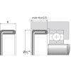 Tesniace viečko VER01 NBR 21x4 Dichtomatik