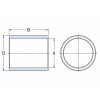 SKF PSM 506050 A51 púzdro klzné, spekaný bronz