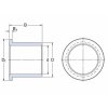 SKF PSMF 304030 A51 púzdro klzné prírubové, spekaný bronz