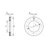 INA EGW 10-E40-Z axiálny klzný krúžok, oceľ-PTFE