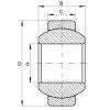 Durbal DGEG 06 E kĺbové ložisko oceľ/oceľ