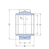 SKF GEM 70 ES-2RS kĺbové ložisko oceľ/oceľ