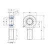 SKF SA 30 ES-2RS kĺbová hlavica